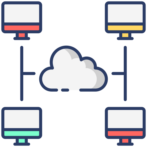 compartir datos icono gratis