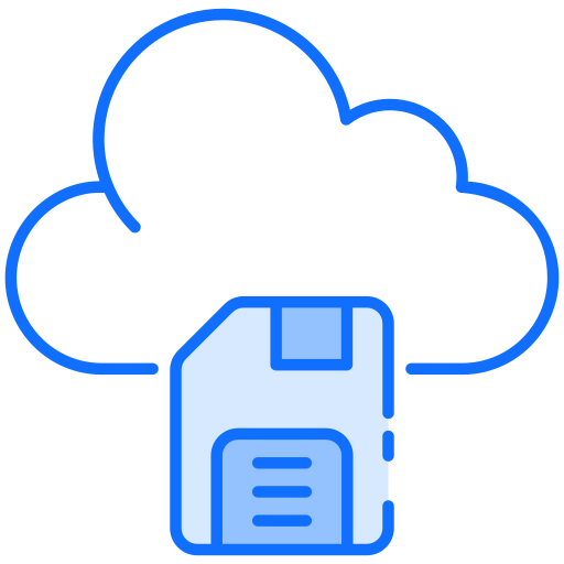 Cloud storage free icon