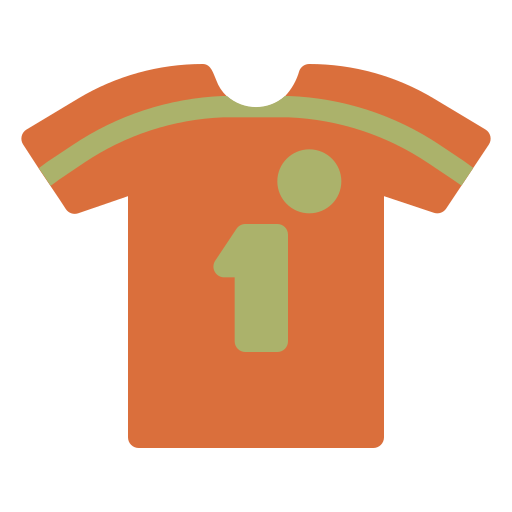 camiseta de fútbol icono gratis