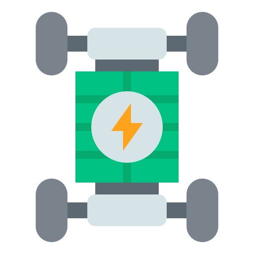 Battery free icon Battery free icon