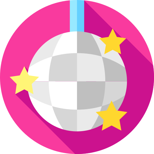 bola de disco icono gratis