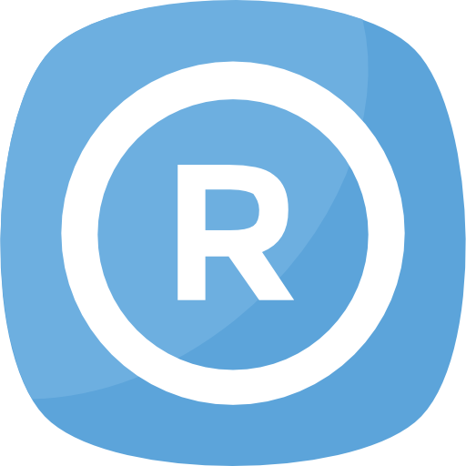 Registered free icon