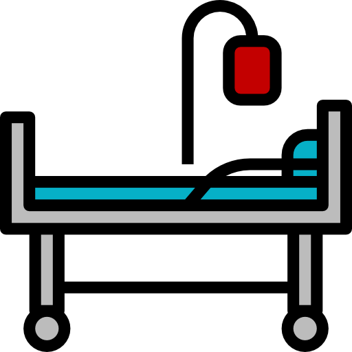 Hospital dDara Lineal Color icon