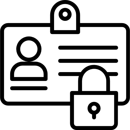 carteira de identidade grátis ícone