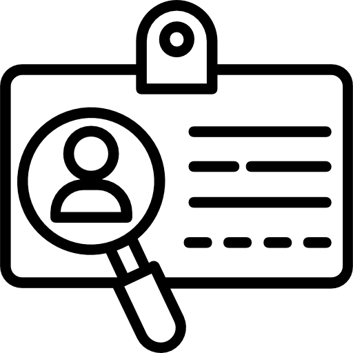 carteira de identidade grátis ícone