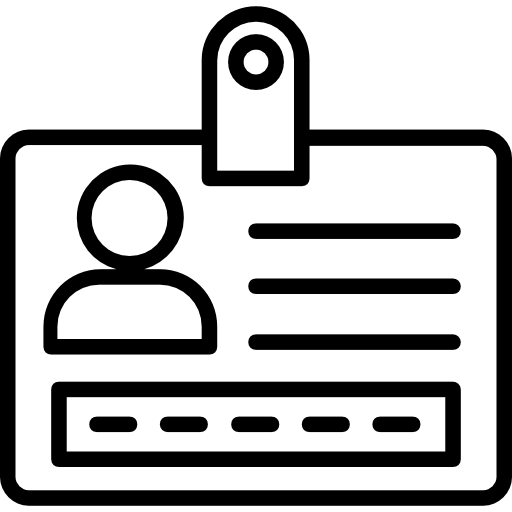 carteira de identidade grátis ícone