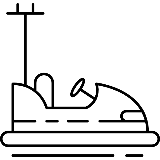 auto de choque icono gratis