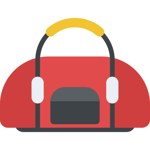 bolsa de deporte icono gratis