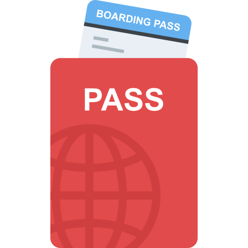 pasaporte icono gratis