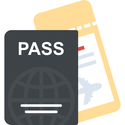 pasaporte icono gratis