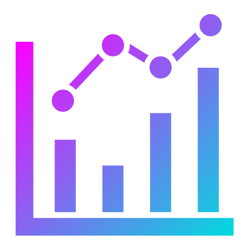 gráfico de linea icono gratis