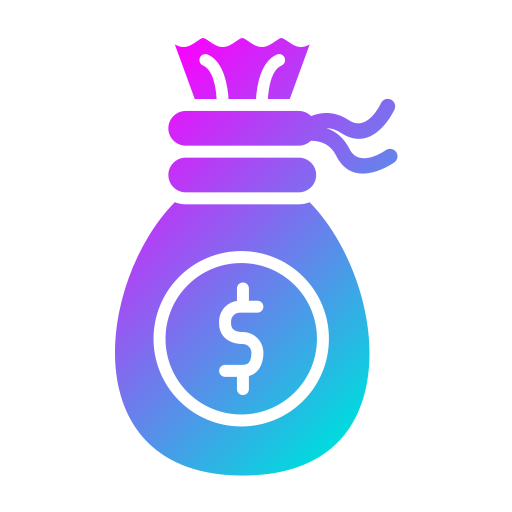 bolsa de dinero icono gratis