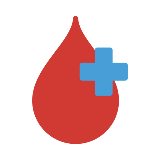 Blood Donation Vector Stall Flat Icon