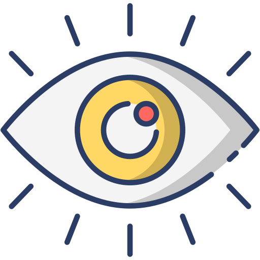 Vision Generic Outline Color icon