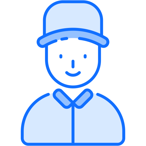 Delivery man free icon