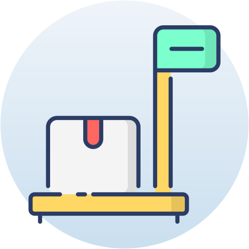 Weight scale free icon