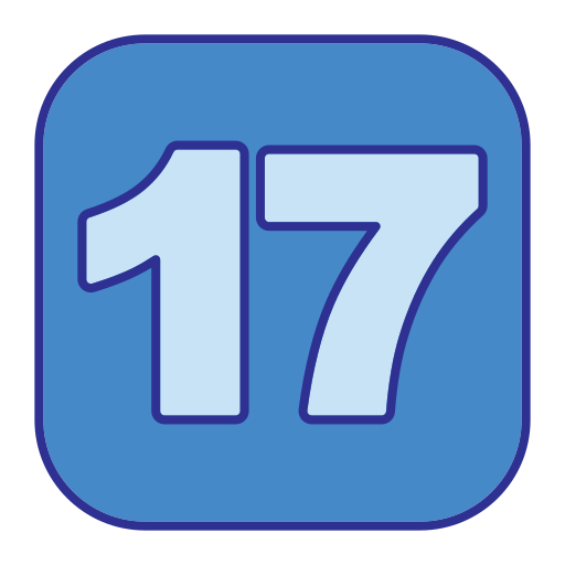 Seventeen Generic Blue icon