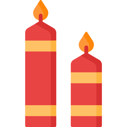 Candles Special Flat icon