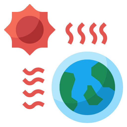 Global warming free icon