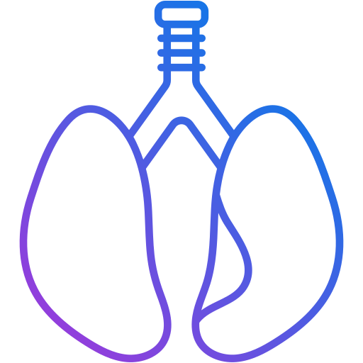 Lungs Generic Gradient icon