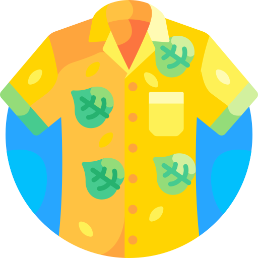 camisa havaiana grátis ícone camisa havaiana grátis ícone