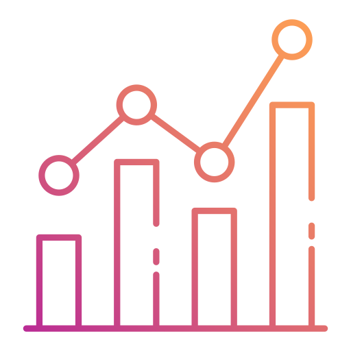 gráfico de barras icono gratis