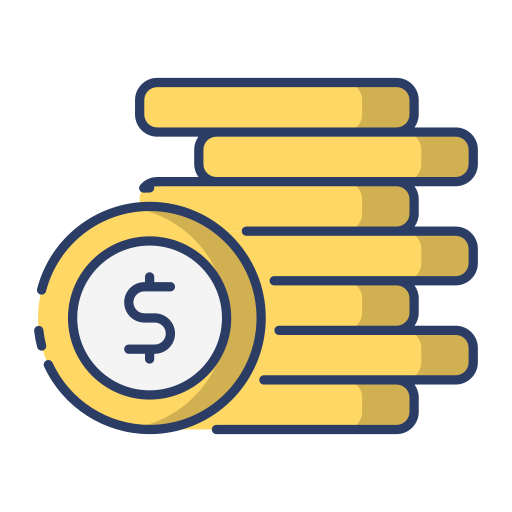 monedas icono gratis