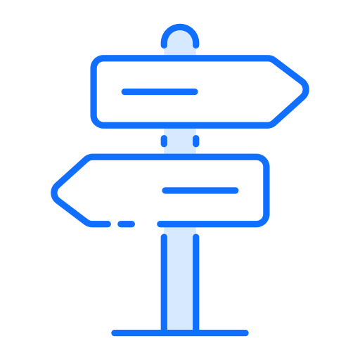 richtungszeichen kostenlos Icon richtungszeichen kostenlos Icon