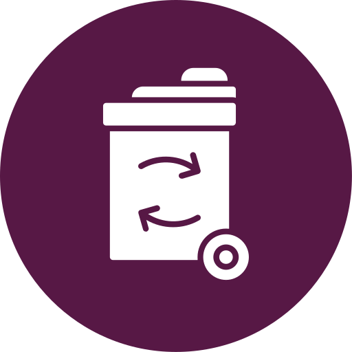Recycle bin free icon