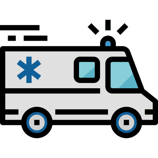 Ambulance Aphiradee (monkik) Lineal Color icon