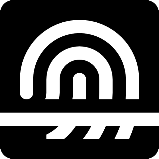 huella dactilar icono gratis