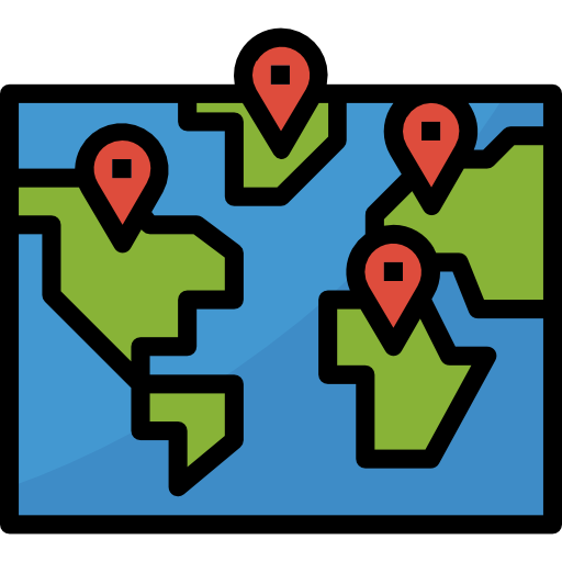 mapa icono gratis