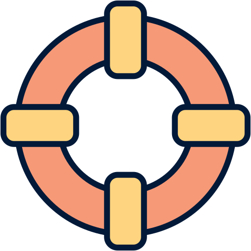 Lifebuoy Generic Outline Color icon