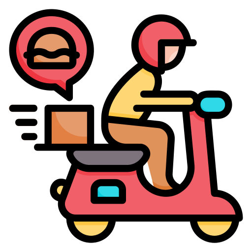 Food delivery - Free people icons