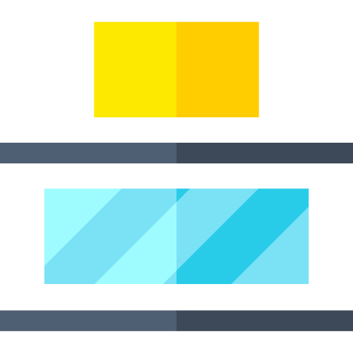 Align Basic Straight Flat Icon