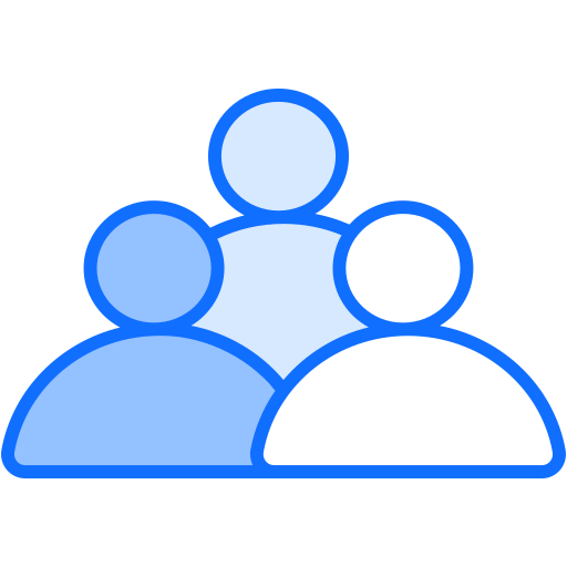 Customers Generic Blue Icon