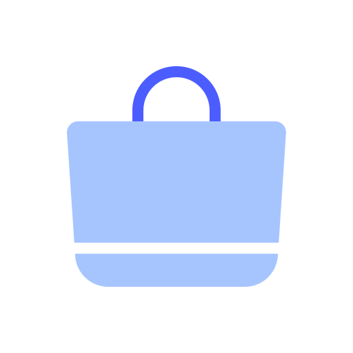 Shopping bag Generic Blue icon