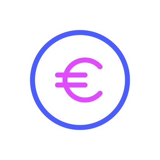 euro icono gratis