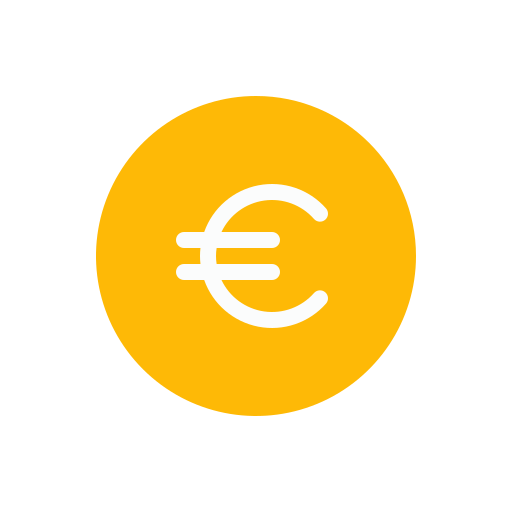 euro icono gratis