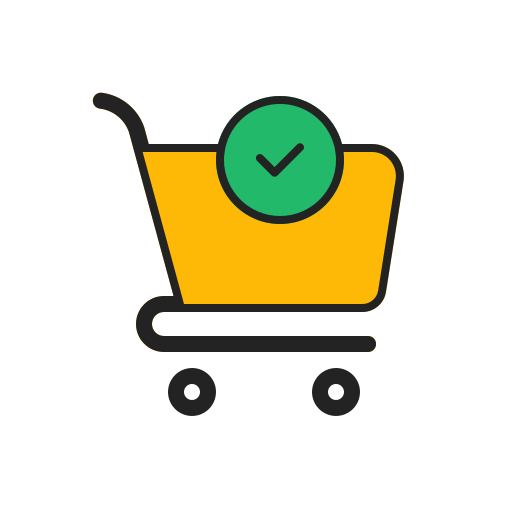 Shopping cart Generic Outline Color icon