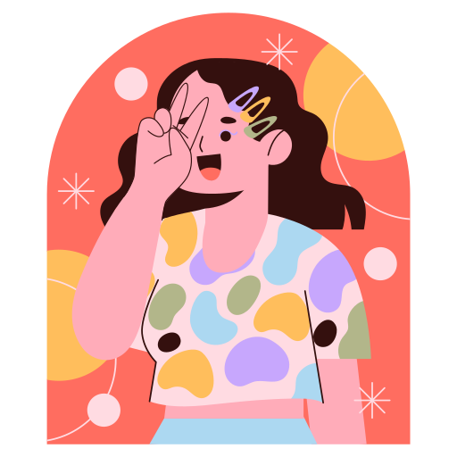 frau kostenlos Sticker