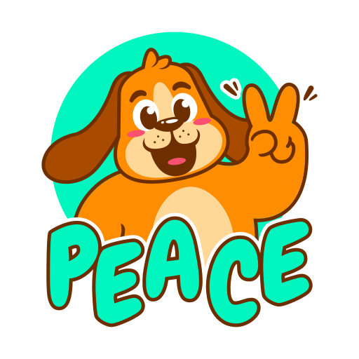 paix gratuit sticker