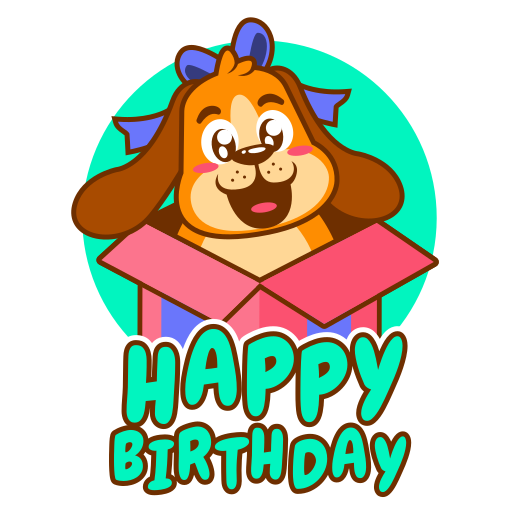 cumpleaños gratis sticker