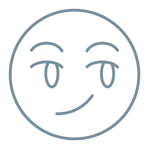sourire narquois Icône gratuit sourire narquois Icône gratuit