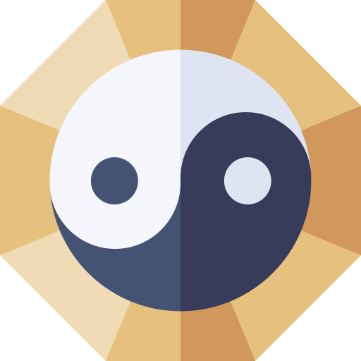 yin yang icono gratis