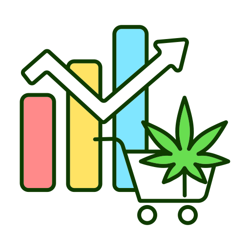 Hemp Generic Thin Outline Color icon