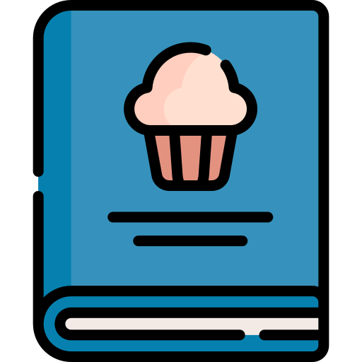 libro de recetas icono gratis