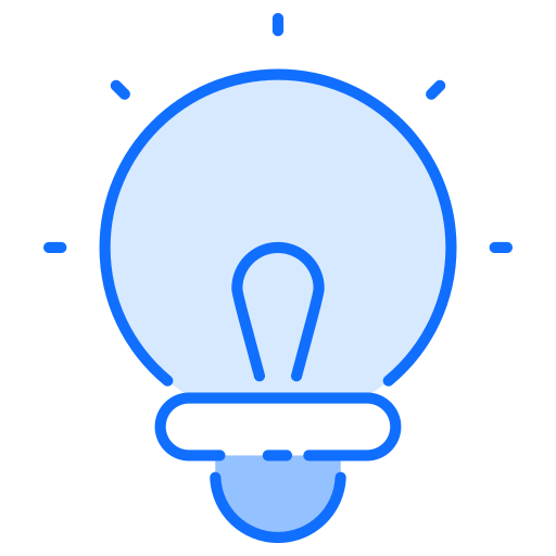 Light bulb Generic Blue icon