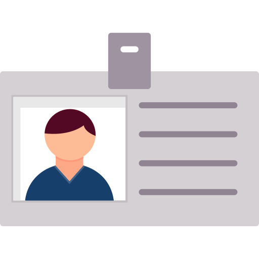 Id card Generic Flat icon