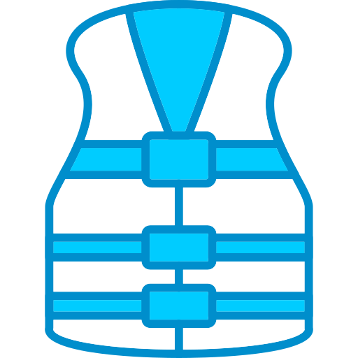 Life jacket Generic Blue icon